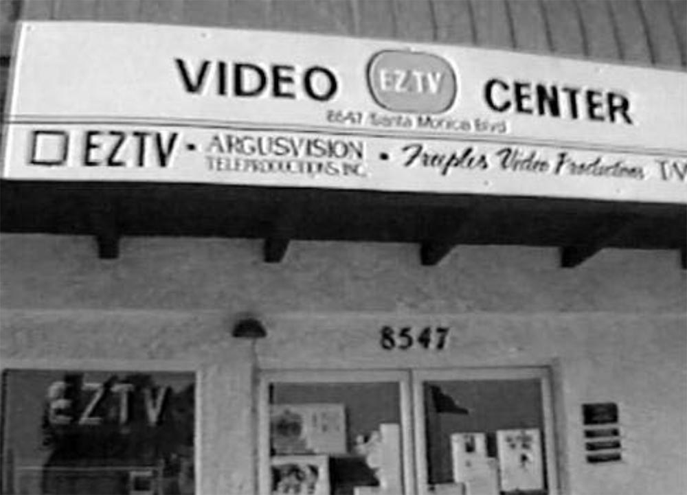 EZTV storefront, 1985 