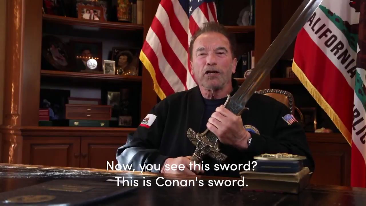 Schwarzenegger Conan Sword