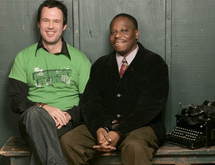 Robinson Devore (L) and Charles Mudede (R)