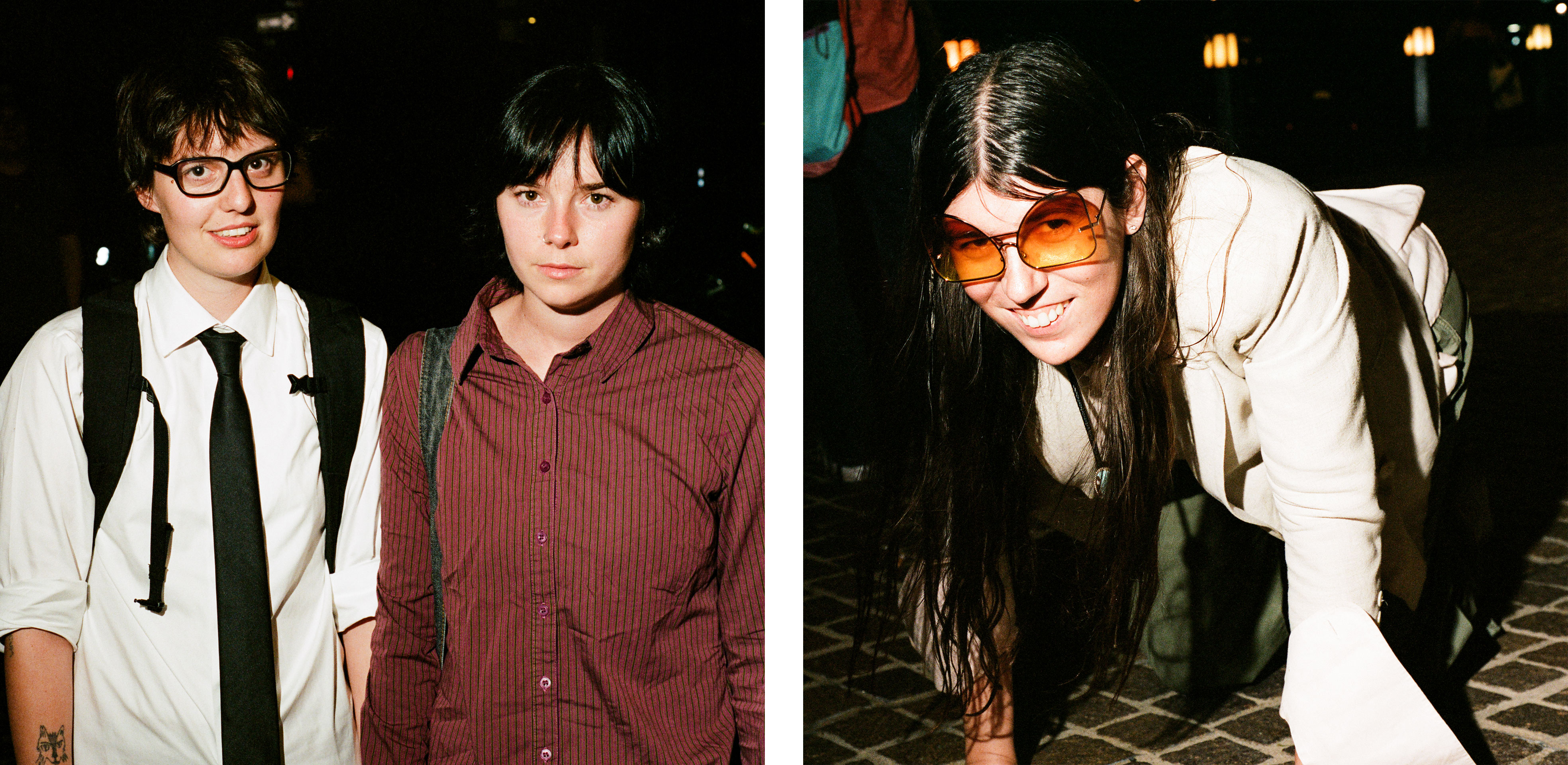 Left: Avalon Fast and Jillian Frank. Right: Milo Tawani