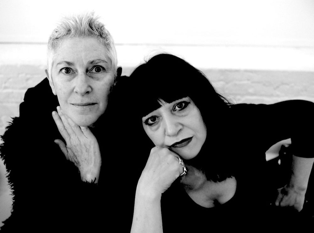 Beth B and Lydia Lunch. Photo by Curt Hoppe.