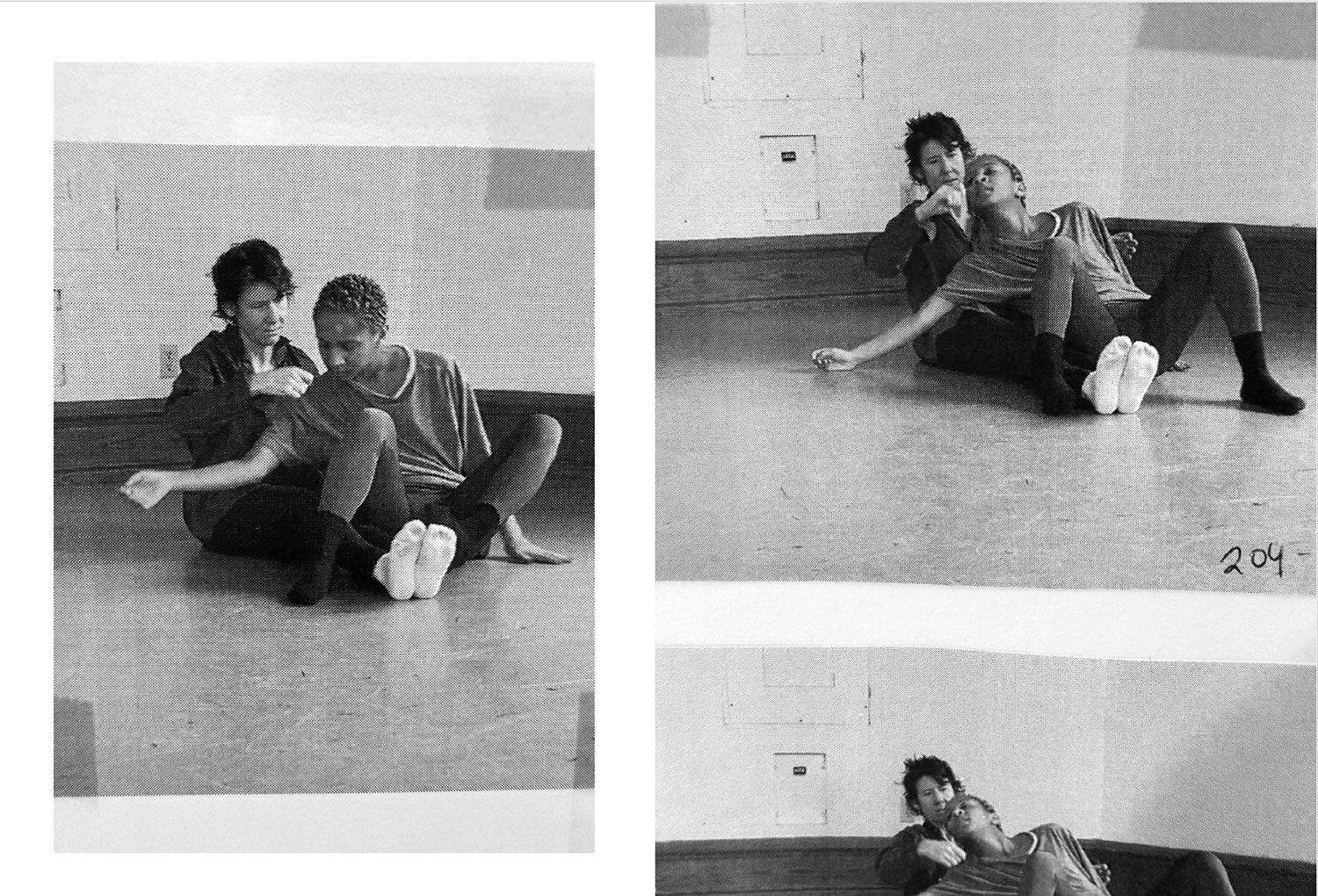 Collier Schorr and Sophia Parker in Writing a Letter: Akerman Ballet, Act 1 (The Song Cave)