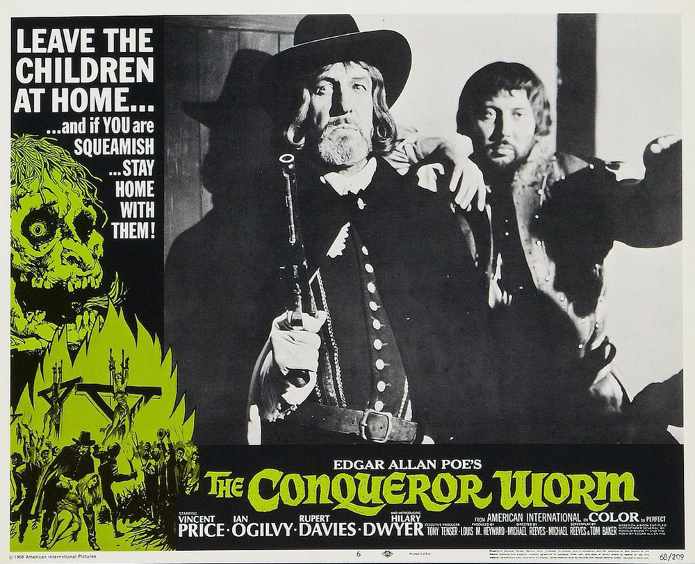 Lobby card for The Conqueror Worm (Michael Reeves, 1968)