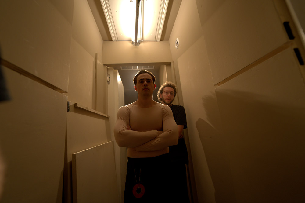 Dacre Montgomery and filmmaker Daniel Goldhaber