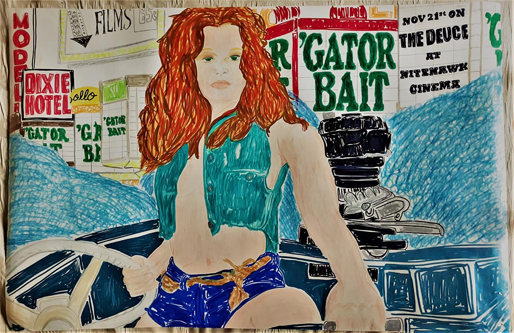 Gatorbait poster by Jeff Cashvan