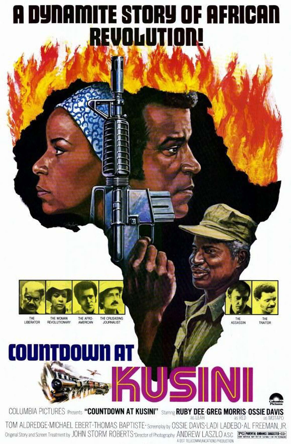 Ossie Davis, Countdown at Kusini (1976) promotional poster