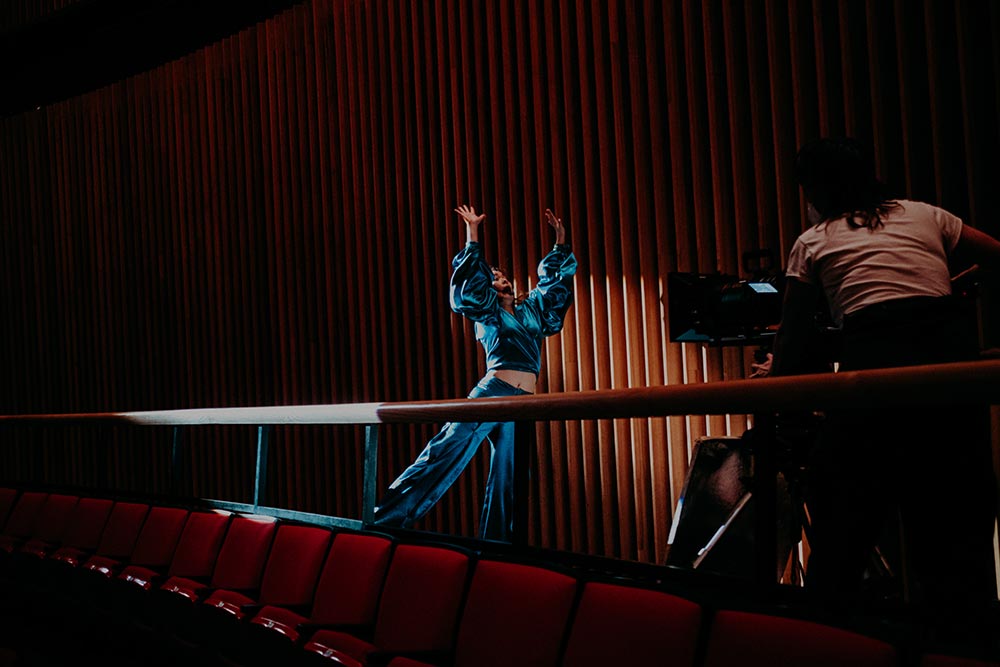 Mitski and cinematographer Ashley Connor (photo by Lucas Carpenter)