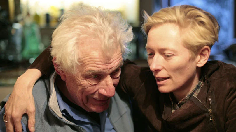 John Berger and Tilda Swinton in The Seasons in Quincy: Four Portraits of John Berger