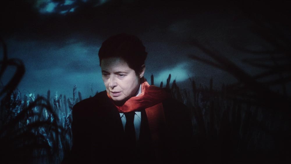 Isabella Rossellini in The Rabbit Hunters (Guy Maddin, Evan Johnson & Galen Johnson, 2020)