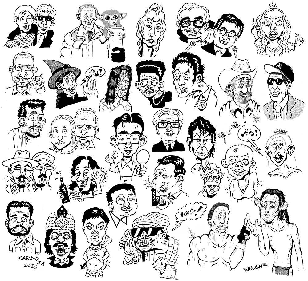 Cashiers du Cinema illustration by David Cardoza and Dan Welch