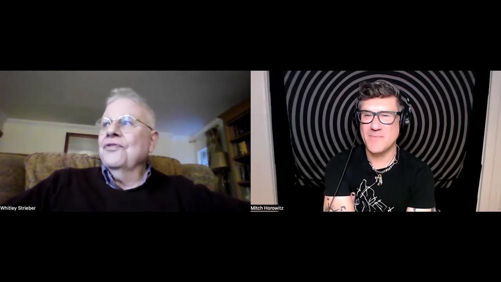 Whitley Strieber speaking to Mitch Horowitz from London over Zoom