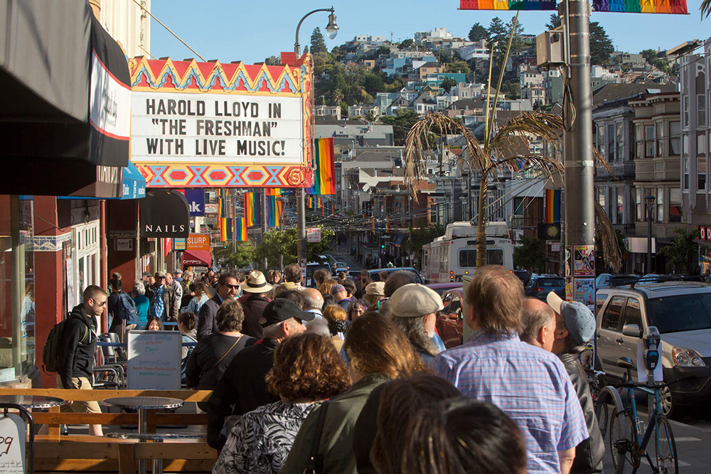 The audience for The Freshman in 2017. Photo by Tommy Lau, courtesy of San Francisco Silent Film Festival.