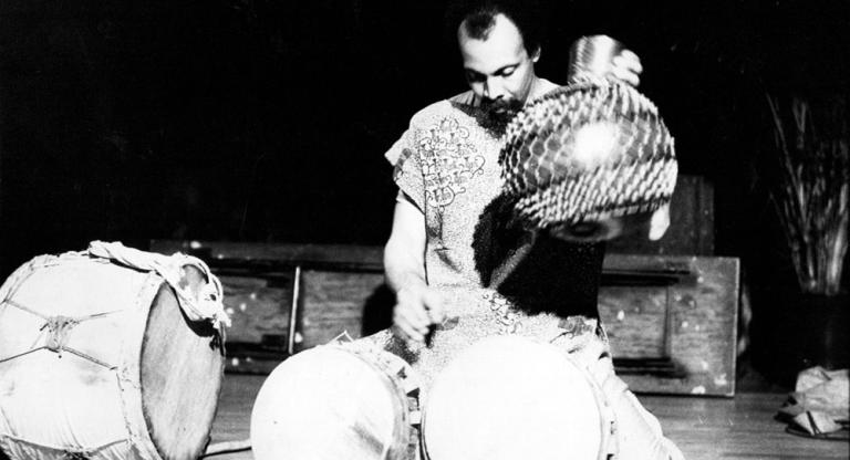 Milford Graves, 1987. Photo by Lona Foote.