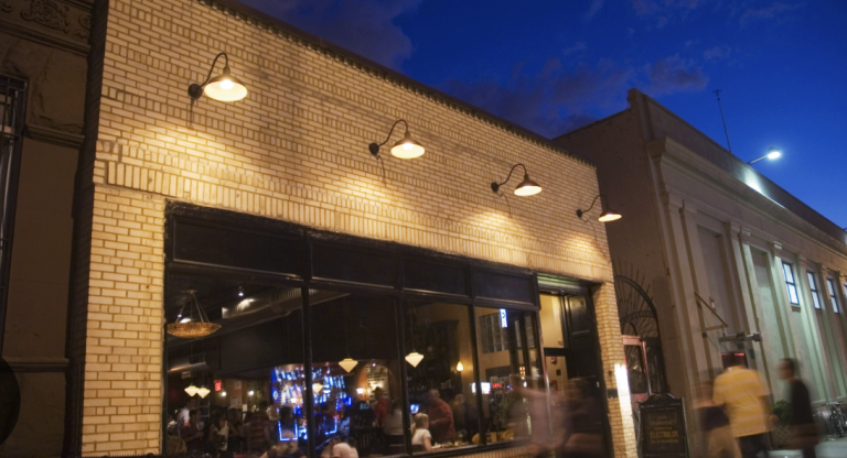 Front entrance of Union Hall in NYC