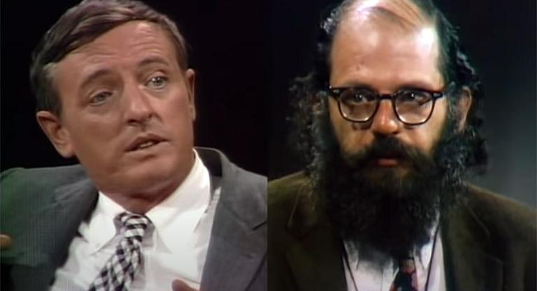 William F Buckley and Allen Ginsberg